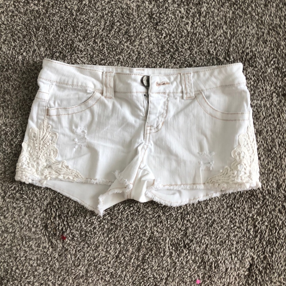 White shorts